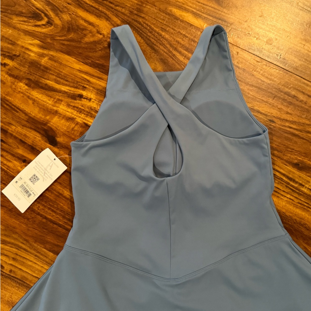 Altar'd State Dusty Blue Sleeveless Athletic Dress - Picture 7 of 8